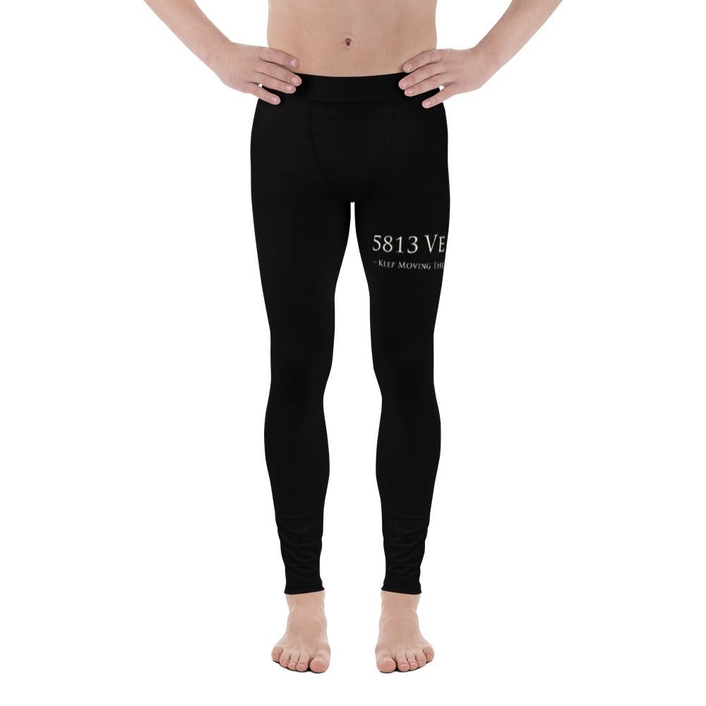 5813 Ventures Logo In Pearl on Men's Leggings