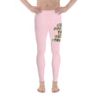 Baby Animals Keep Moving The World Forward In Pink on Men's Leggings