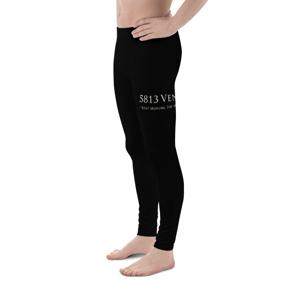 5813 Ventures Logo In Pearl on Men's Leggings