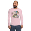 Baby Animals Keep Moving The World Forward In Pink on Men's Rash Guard