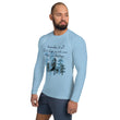 Remember Your Heritage Haiku With Trees on Men's Rash Guard