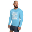 Word Clouds To Keep Moving The World Forward on Men's Rash Guard