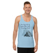 Dream Bigger Haiku With Mountains on Men's Original Tank Top