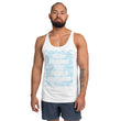 Word Clouds To Keep Moving The World Forward Through Blue Word Sky on Men's Original Tank Top