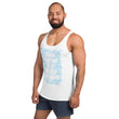 Word Clouds To Keep Moving The World Forward Through Blue Word Sky on Men's Original Tank Top