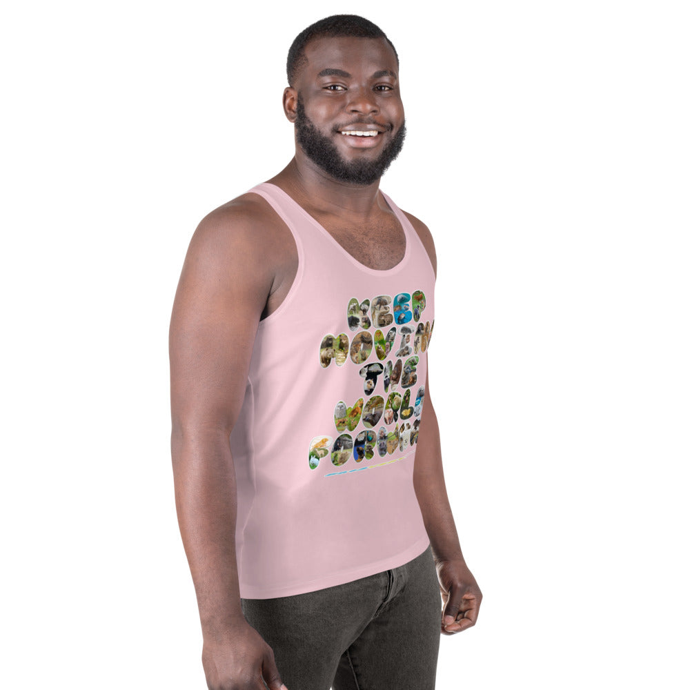 Baby Animals Keep Moving The World Forward In Pink on Men's Original Tank Top