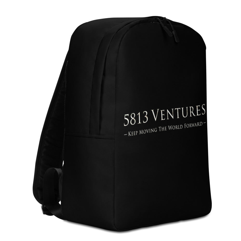 5813 Ventures Logo In Pearl on Minimalist Backpack