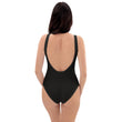 Binary Instructions To Keep Moving The World Forward With Venusian Earth In White on Women's One-Piece Swimsuit