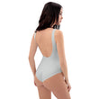 Courage To Begin Haiku With Fish on Women's One-Piece Swimsuit