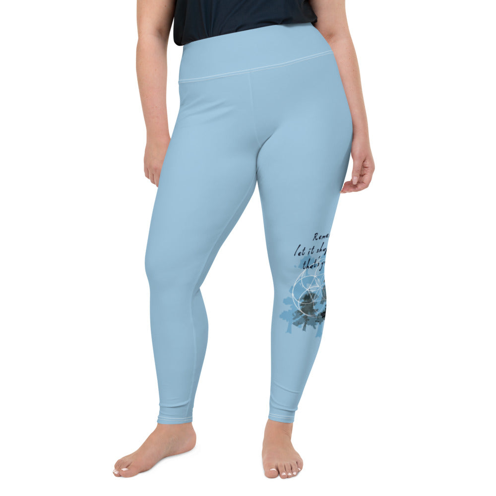 Remember Your Heritage Haiku With Trees on Plus Size Leggings