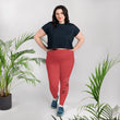 Walk With A Purpose Haiku With Dragonfly on Plus Size Leggings