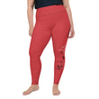 Walk With A Purpose Haiku With Dragonfly on Plus Size Leggings