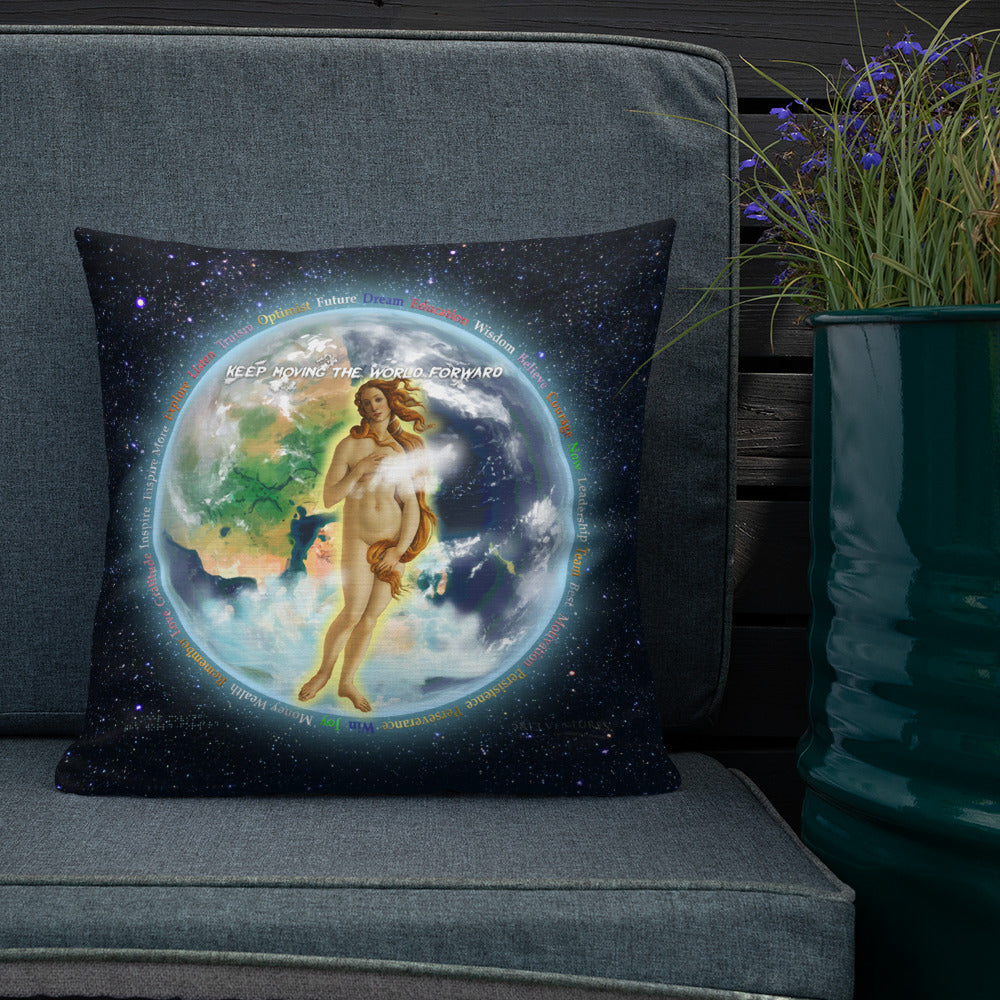 Venusian Earth on Premium Pillow