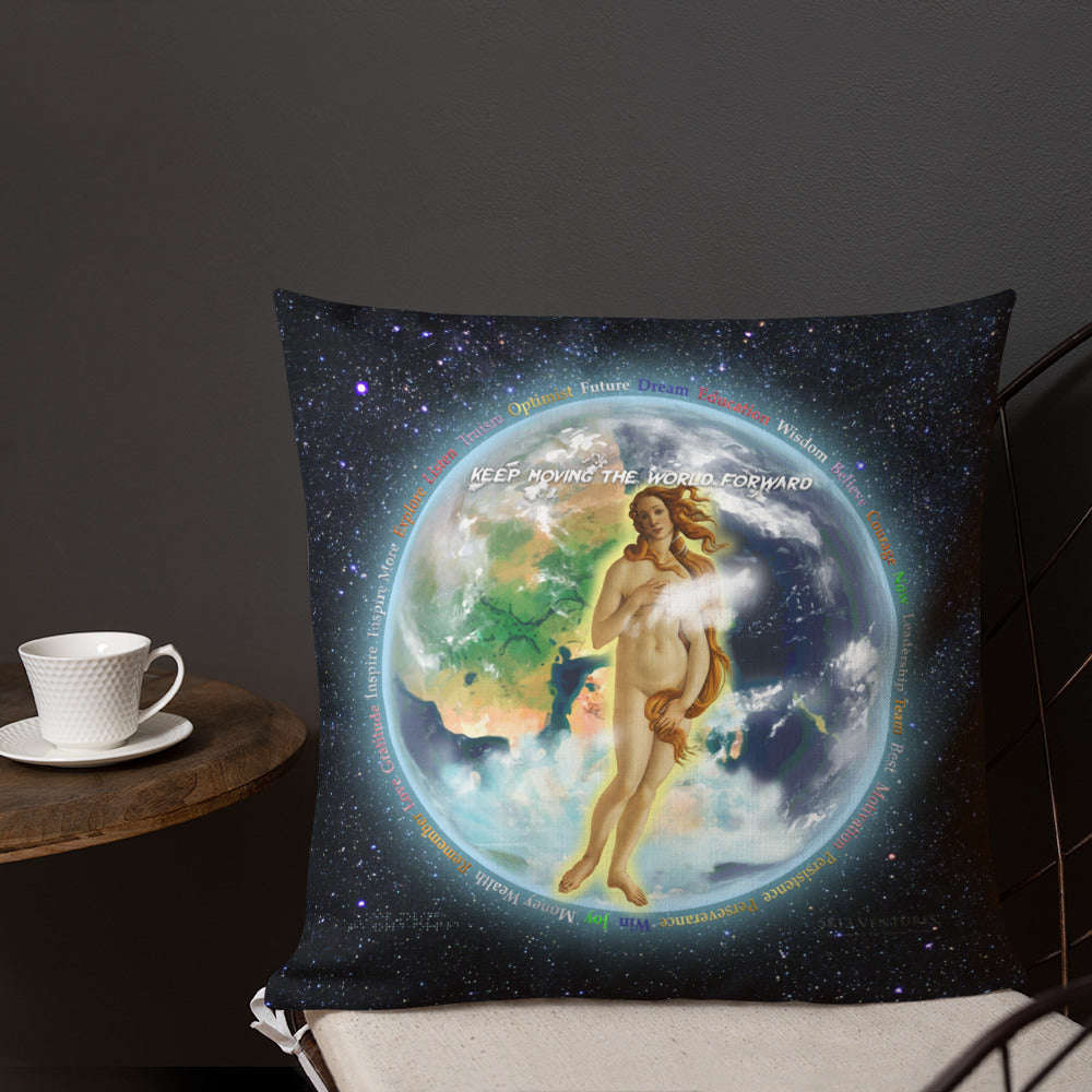 Venusian Earth on Premium Pillow