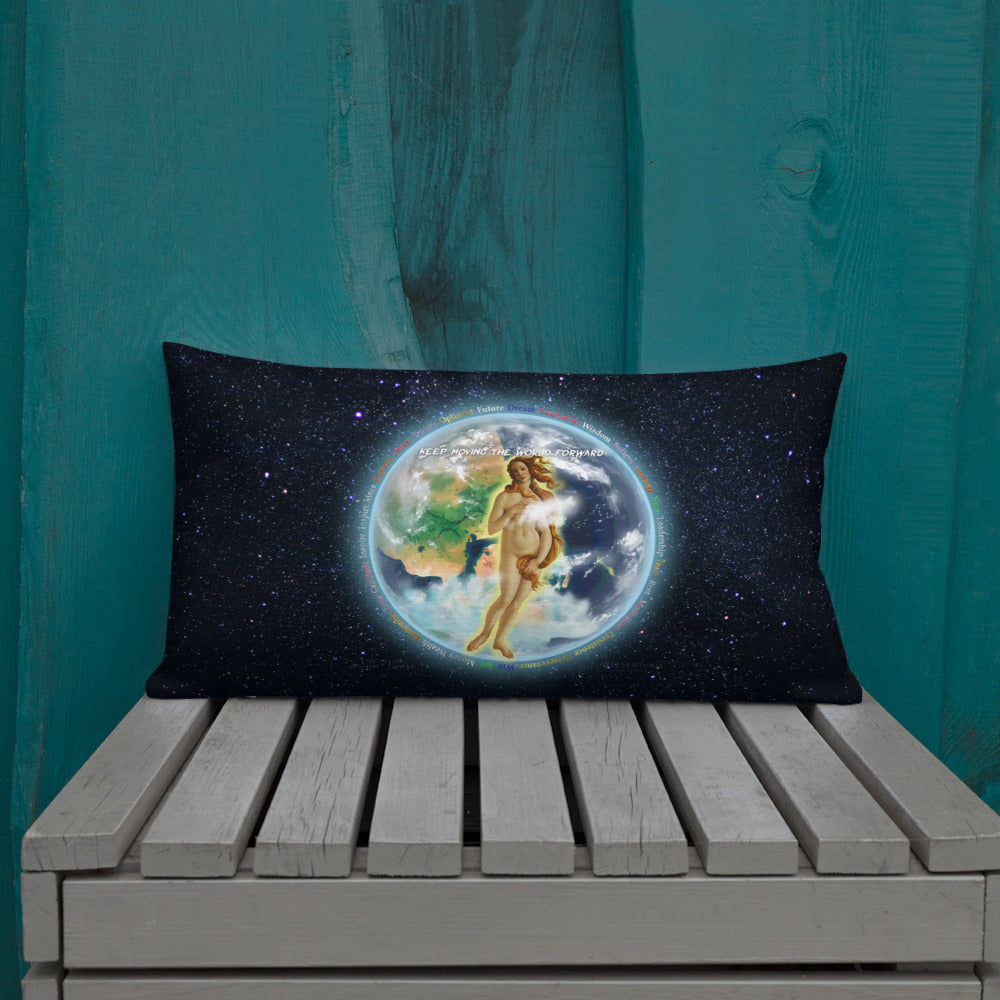 Venusian Earth on Premium Pillow