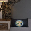 Vitruvian Earth on Premium Pillow