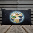 V&V Earths Combined on Premium Pillow