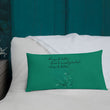 Always Better Haiku With Lilies on Premium Pillow