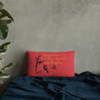 Life Is An Encore Haiku With Wren on Premium Pillow