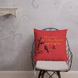 Life Is An Encore Haiku With Wren on Premium Pillow