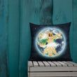 V&V Earths Combined on Premium Pillow