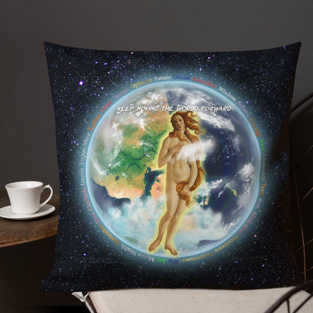 Venusian Earth on Premium Pillow