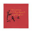 Life Is An Encore Haiku With Wren on Premium Pillow Case