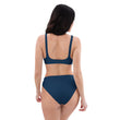 Believe To Win Haiku With Sun Tree on High-Waisted Bikini Swimsuit