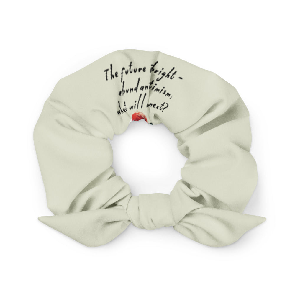 Future Is Bright Haiku With Mountain Sun on Scrunchie