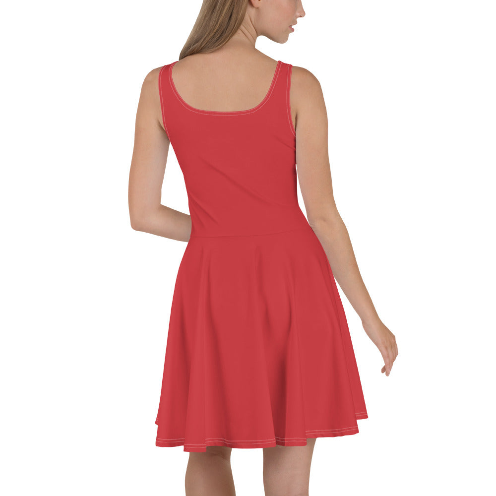 Walk With A Purpose Haiku With Dragonfly on Women's Skater Dress