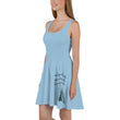 Dream Bigger Haiku With Mountains on Women's Skater Dress