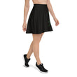 Binary Instructions To Keep Moving The World Forward With Venusian Earth In Green on Women's Skater Skirt