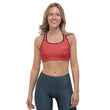 Walk With A Purpose Haiku With Dragonfly on Sports Bra