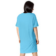 Baby Animals Keep Moving The World Forward In Blue on Women's Original T-Shirt Dress - Sleep Shirt