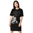 Lead By Example Haiku With Mountain Shrines on Women's Original T-Shirt Dress - Sleep Shirt