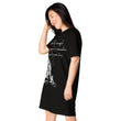 Lead By Example Haiku With Mountain Shrines on Women's Original T-Shirt Dress - Sleep Shirt