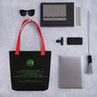 Binary Instructions To Keep Moving The World Forward With Venusian Earth In Green on Tote Bag