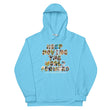 Baby Animals Keep Moving The World Forward In Blue on Unisex Original Hoodie