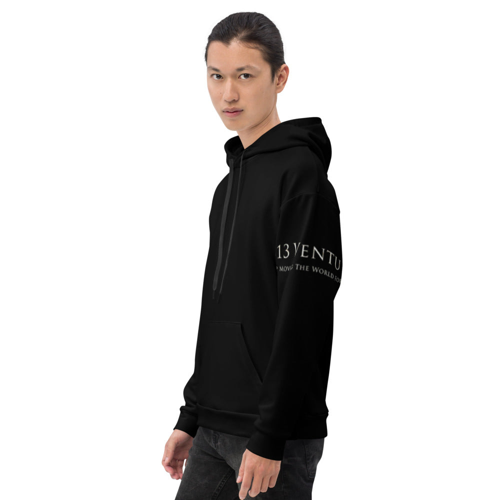 5813 Ventures Logo In Pearl on Unisex Original Hoodie