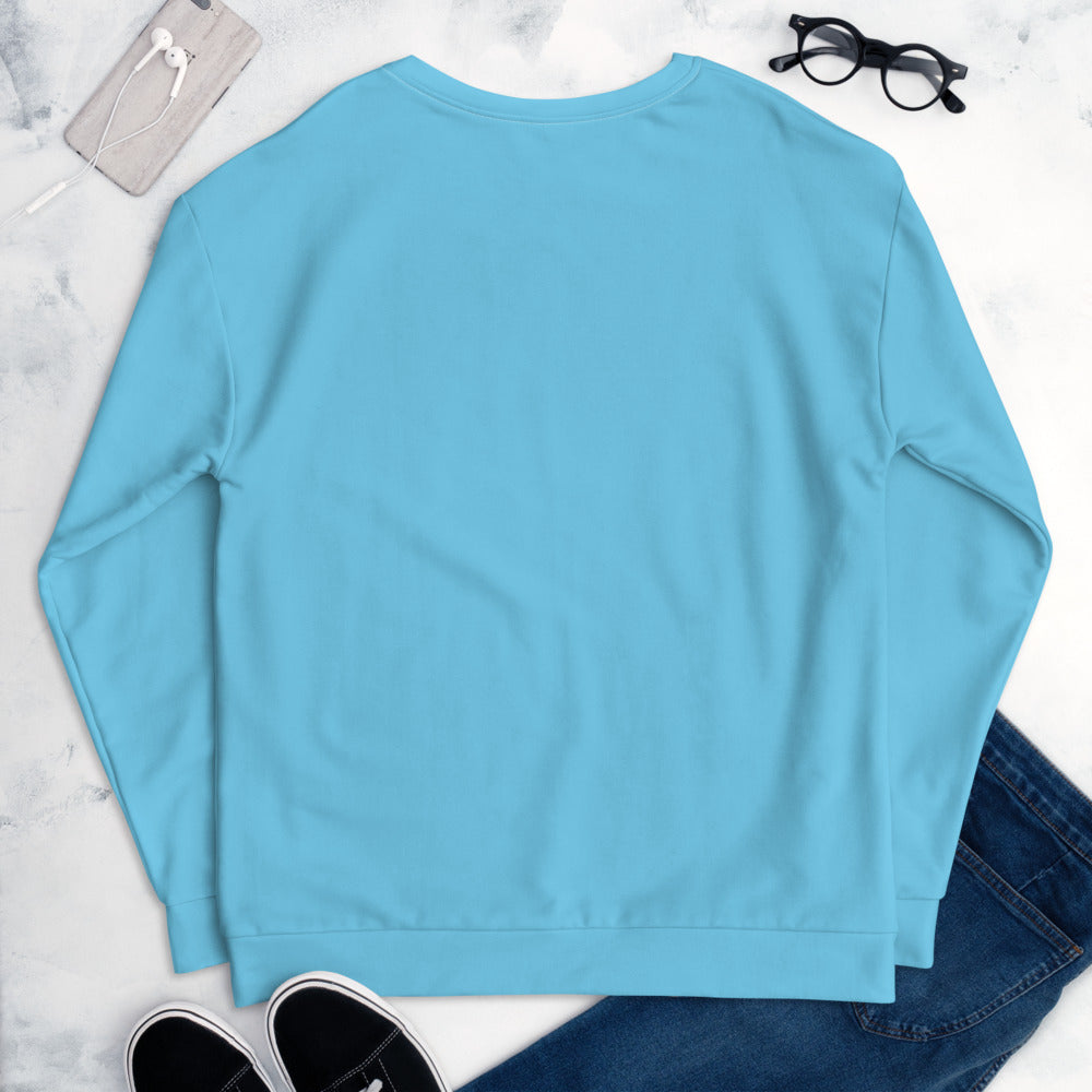 Baby Animals Keep Moving The World Forward In Blue on Unisex Original Sweatshirt