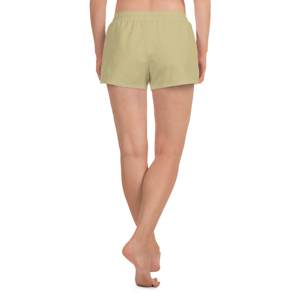 Matsuo Basho Haiku With Bonsai on Women's Athletic Short Shorts