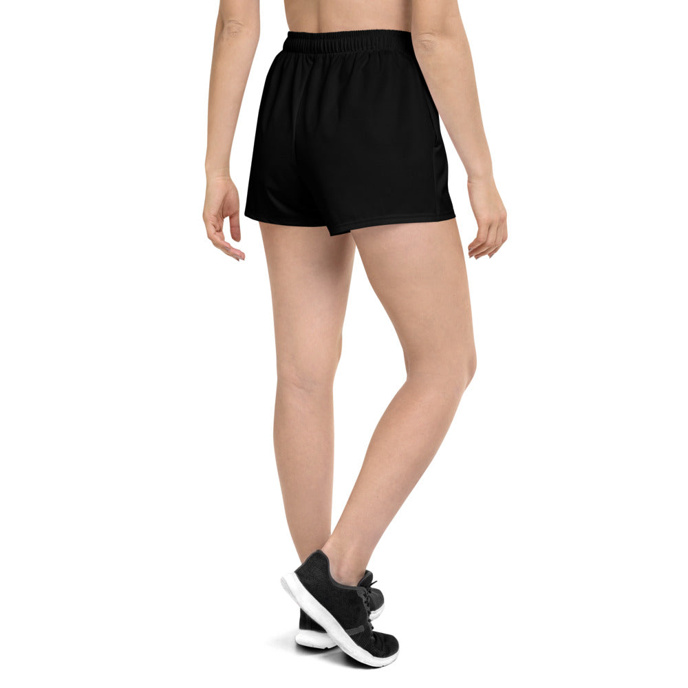 5813 Ventures Logo In Pearl on Women's Athletic Short Shorts