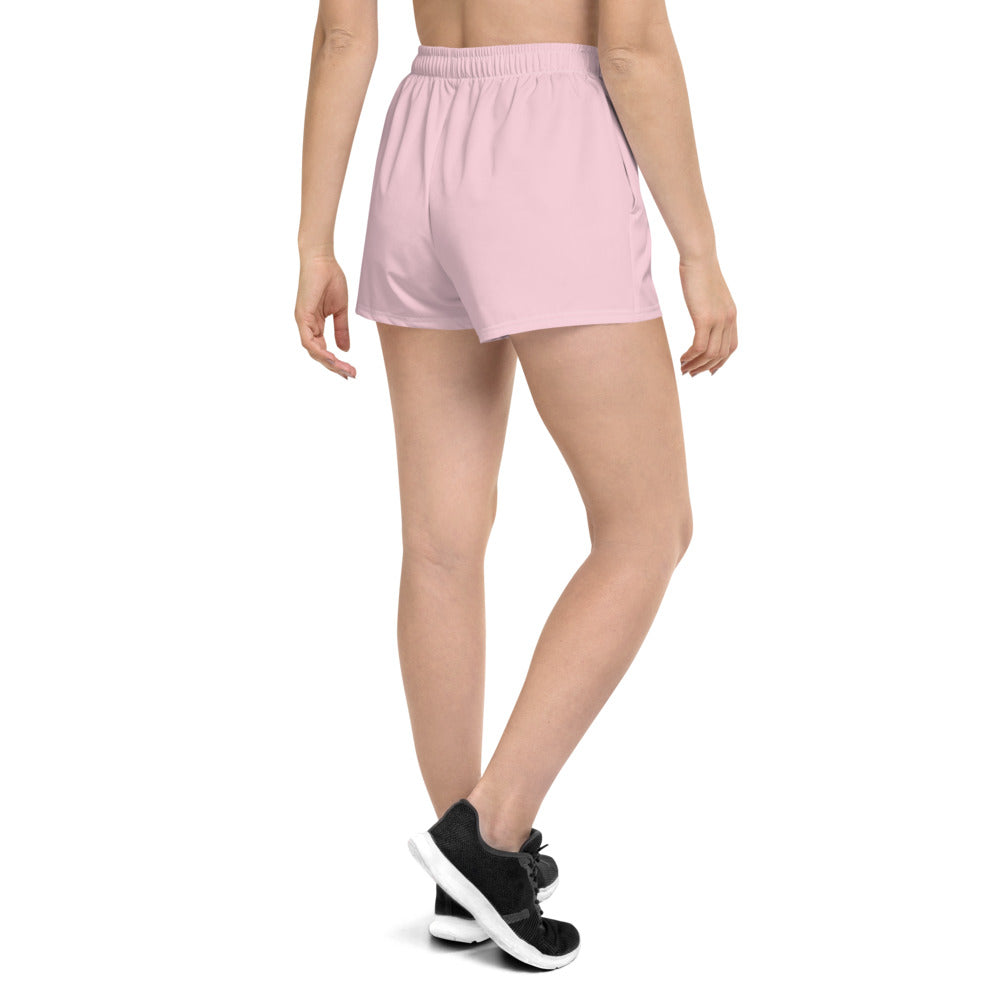 Baby Animals Keep Moving The World Forward In Pink on Women's Athletic Short Shorts