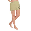 Matsuo Basho Haiku With Bonsai on Women's Athletic Short Shorts