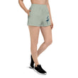 Love Gratitude Peace Harmony Haiku With Bamboo on Women's Athletic Short Shorts