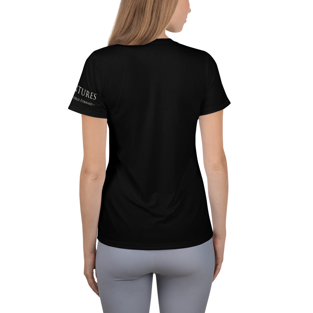 5813 Ventures Logo In Pearl on Women's Original Athletic T-Shirt