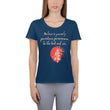 Believe To Win Haiku With Sun Tree on Women's Original Athletic T-Shirt