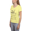 Sage Wisdom Haiku With Sparrow on Women's Original Athletic T-Shirt