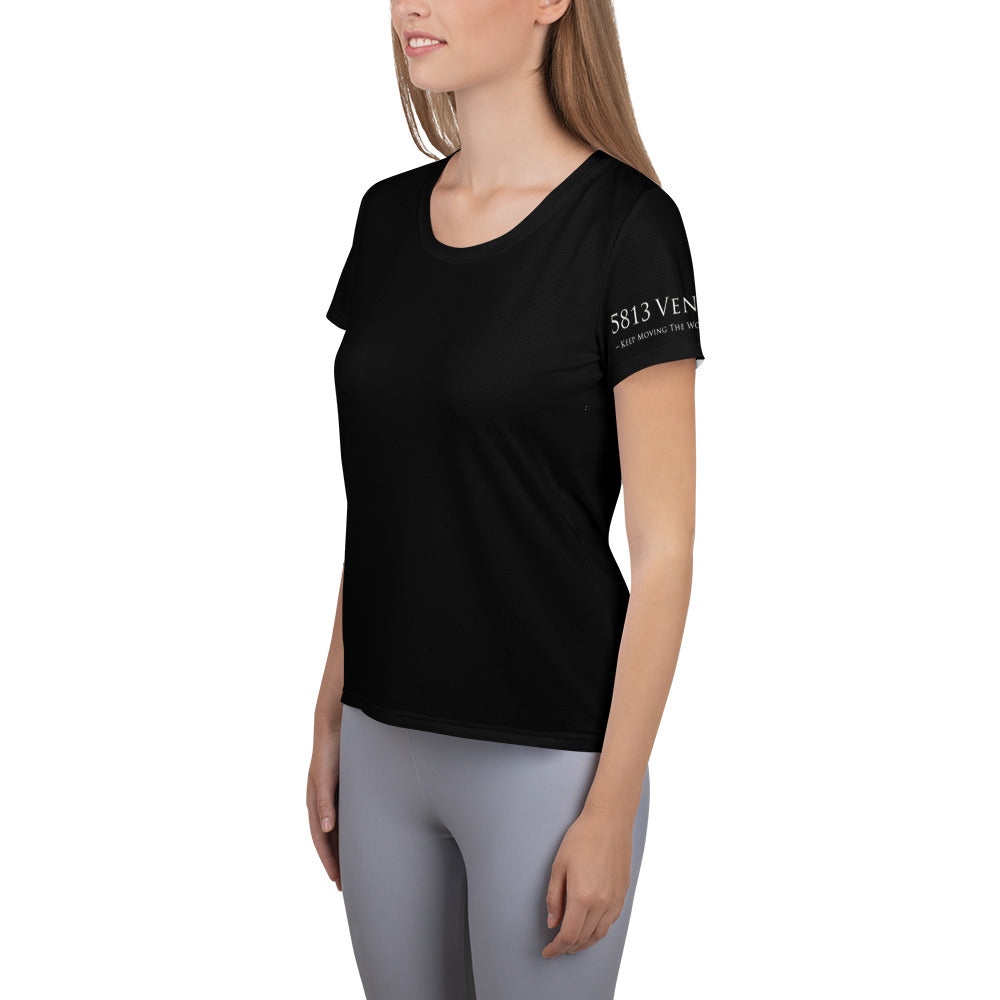 5813 Ventures Logo In Pearl on Women's Original Athletic T-Shirt