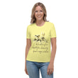 Sage Wisdom Haiku With Sparrow on Women's Original T-Shirt